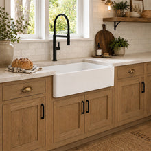 Load image into Gallery viewer, Two Tone Stone Butler Single Bowl Kitchen Sink
