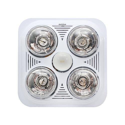 4 Light Ceiling Mount Bathroom Heater