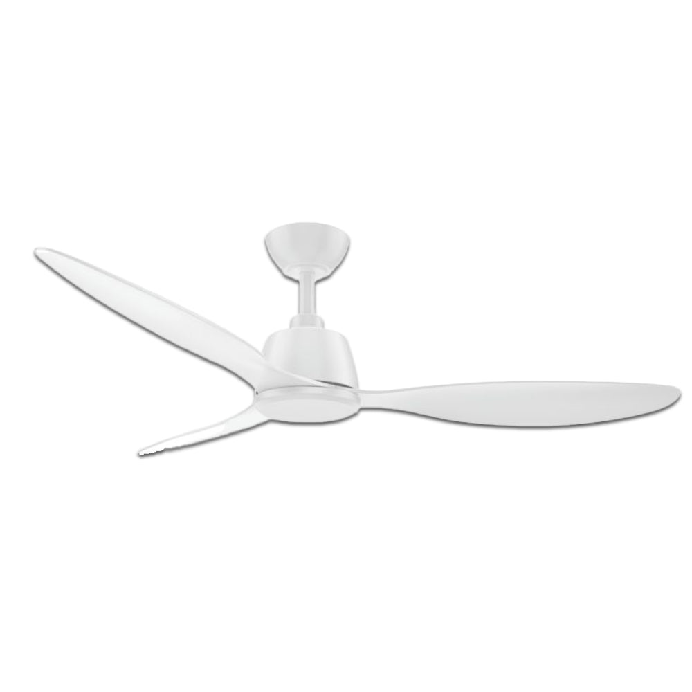 Solent Coastal Breeze 3 Blade Plastic Ceiling Fan with Remote - White