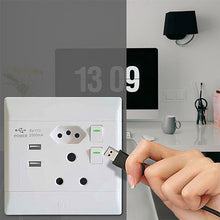 Load image into Gallery viewer, CBi PVC USB Combo Socket 4 x 4 - Silver Shimmer
