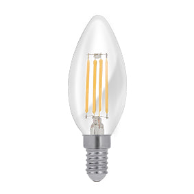 PioLED LED Filament Candle Bulb C35 E14 40W 440lm 3000K