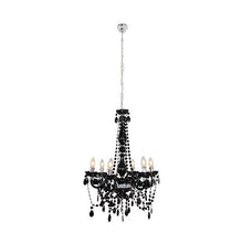 Load image into Gallery viewer, Eurolux Octave Chandelier - 6 Light - Black

