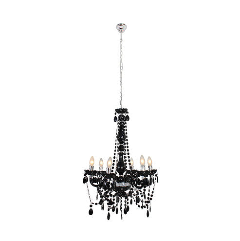Eurolux Octave Chandelier - 6 Light - Black