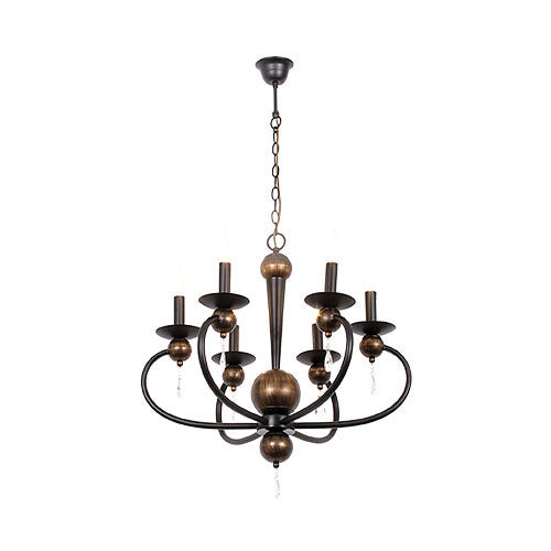 Bright Star Retro Modern Metal Chandelier
