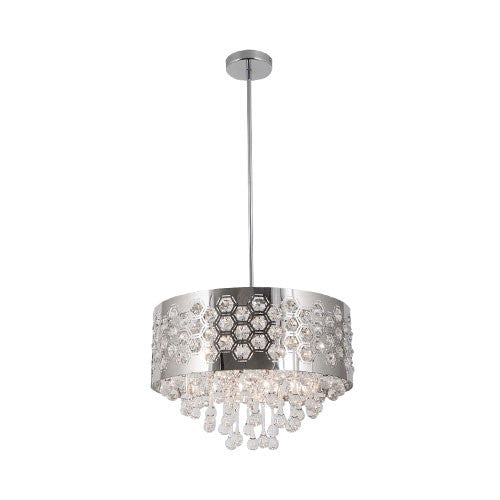 Bright Star Polished Chrome Chandelier