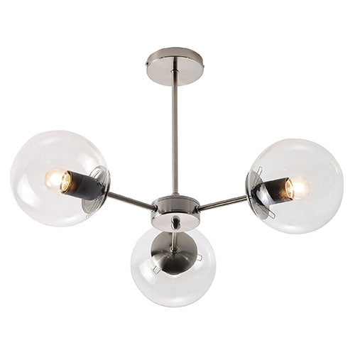 Bright Star 3 Light Global Pendant