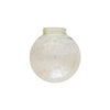 Eurolux Glass Bowl 200mm - Amber Iced