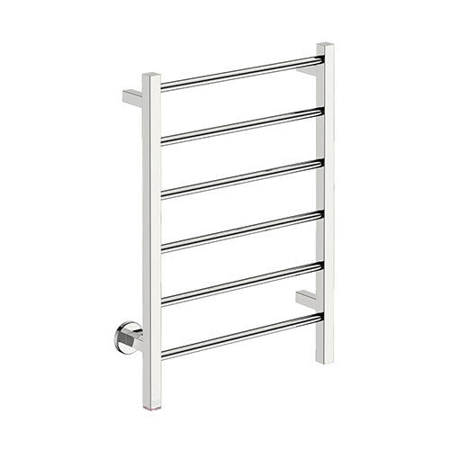 Bathroom Butler Contour 6 Bar Straight PTS Heated Towel Rail 530mm