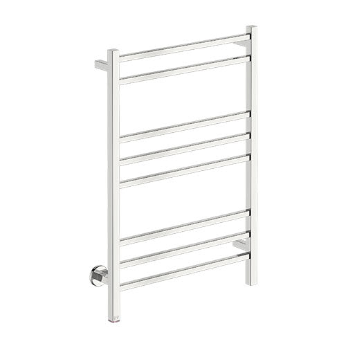Bathroom Butler Cubic 8 Bar Straight PTS Heated Towel Rail 650mm - Polished Stainless Steel