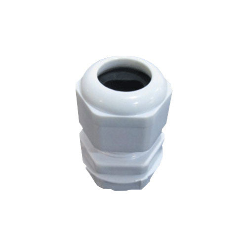 Cable Gland No.1 Flat White with Black Grommet
