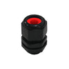 Cable Gland No.1 Flat Black with Red Grommet