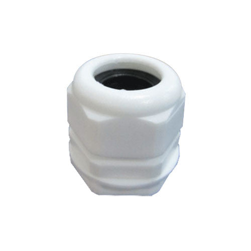 Cable Gland No.2 White with Black Grommet