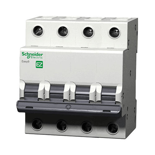 Schneider Electric Easy9 MCB 4 Pole 3kA