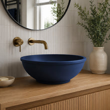 Load image into Gallery viewer, Two Tone Stone Circum Countertop Vanity Basin
