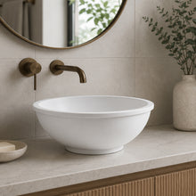 Load image into Gallery viewer, Two Tone Stone Circum Countertop Vanity Basin
