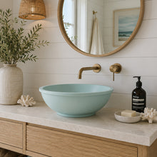 Load image into Gallery viewer, Two Tone Stone Circum Countertop Vanity Basin

