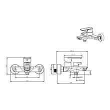 Load image into Gallery viewer, Cobra Seine Exposed Bath Mixer
