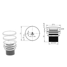 Load image into Gallery viewer, Cobra Seine Bath Waste
