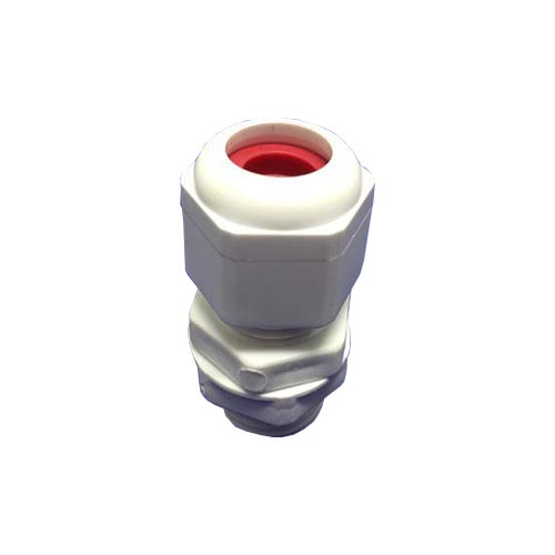 Conduit Gland No. 1 White with Red Grommet