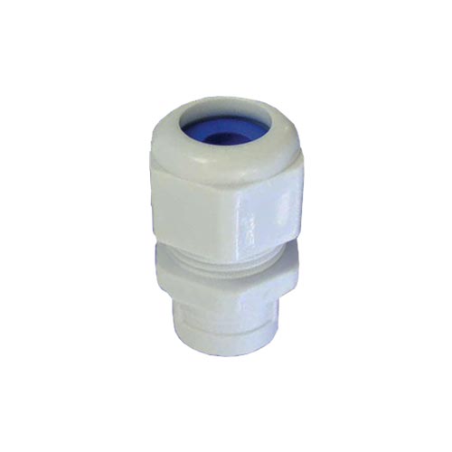 MATelec Conduit Gland No. 0 - White / Blue Grommet