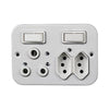 Crabtree Industrial 16A RSA Slimline Combo Socket 2x4