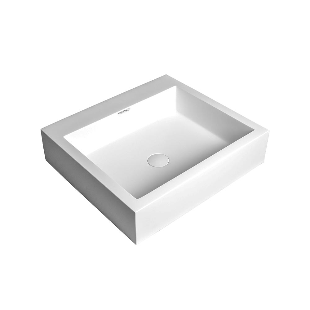 Crystallite Stone D-Cube Basin Medium