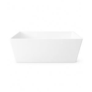 Two Tone Stone Cubus Freestanding Bath