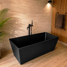 Load image into Gallery viewer, Two Tone Stone Cubus Freestanding Bath
