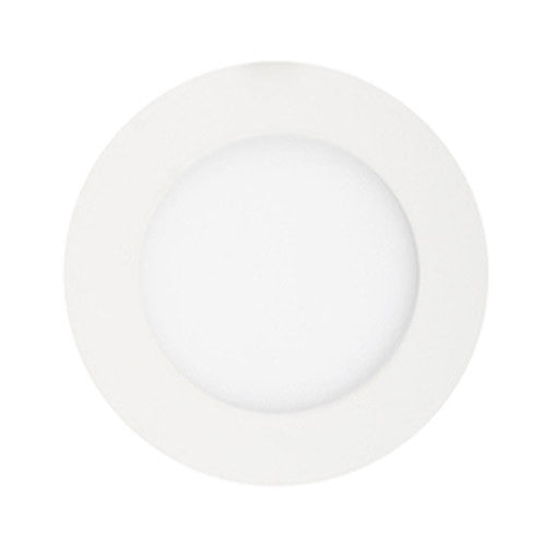 Straight LED Round Panel Downlight 6W Natural White