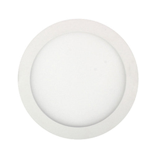 Straight LED Round Panel Downlight 9W Natural White