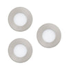 EGLO Connect Fueva-C Round LED Downlight Set 85mm - Satin Chrome