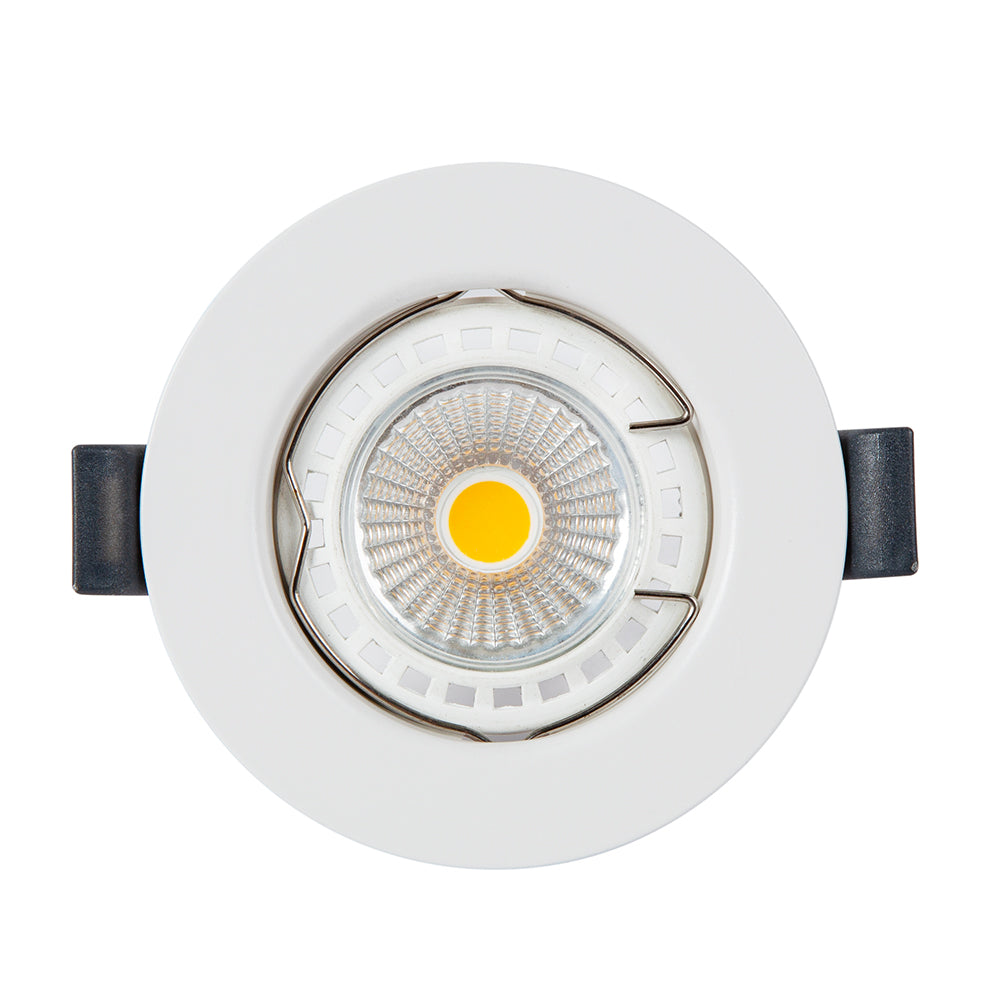 Eurolux Recessed Downlight GU10 81mm - Matt White