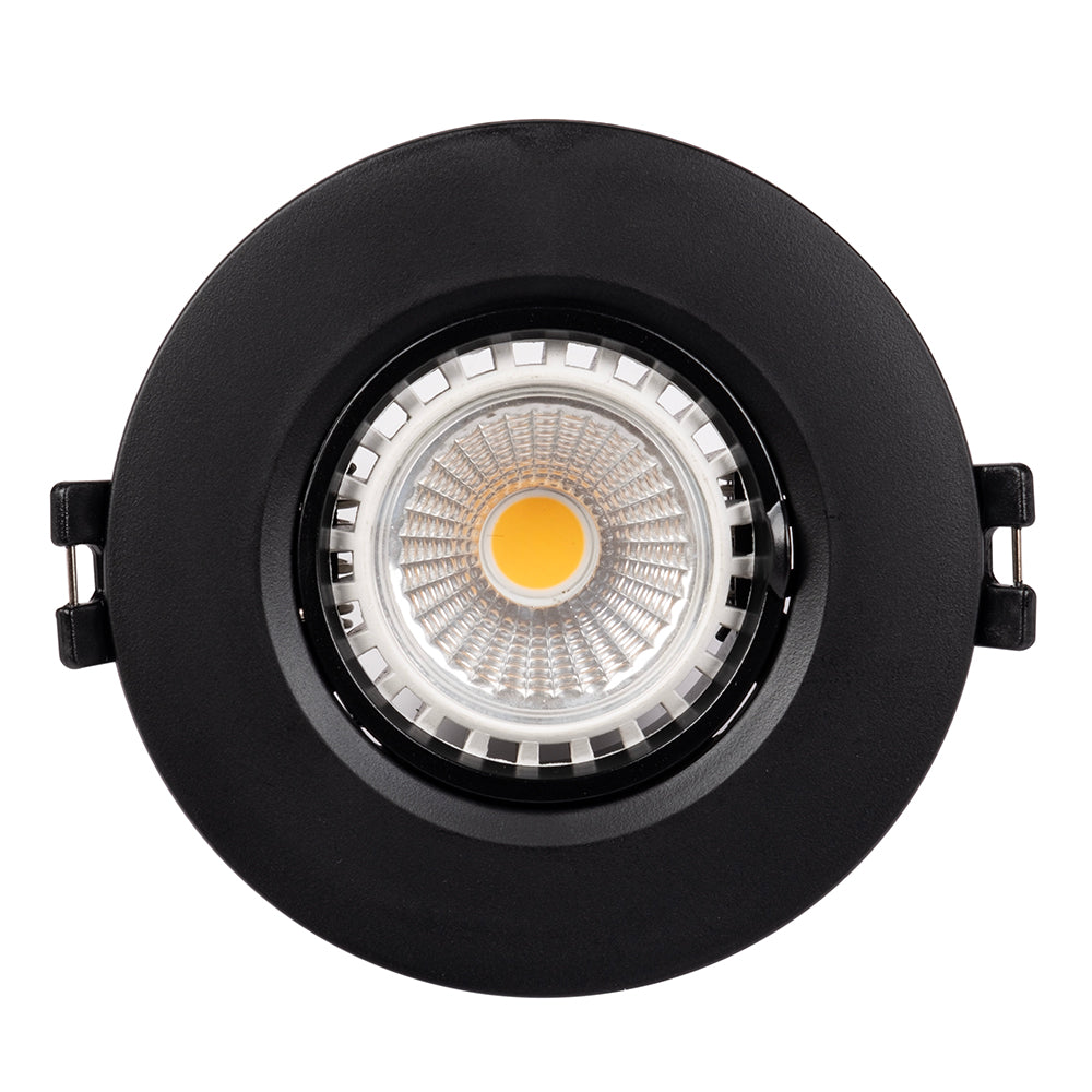 Eurolux Recessed Downlight GU10 90mm - Black