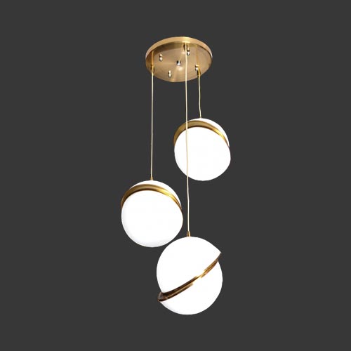 K. Light Perfect Pair Cluster Pendant