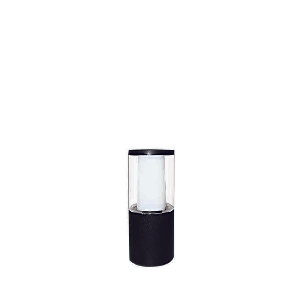 Spazio Carlo Short Resin Bollard 3.5W 400lm CTC - Black
