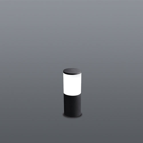 Spazio Short Amelia 8W 1000lm CTC Resin Bollard - Black