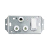 Decorduct Sokit 16A Standard Single Socket White 75x50mm