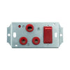 Decorduct Sokit 16A Dedicated Single Socket Red 75x50mm