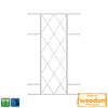 Xpanda Diamond Burglar Bar 1000x530mm - White