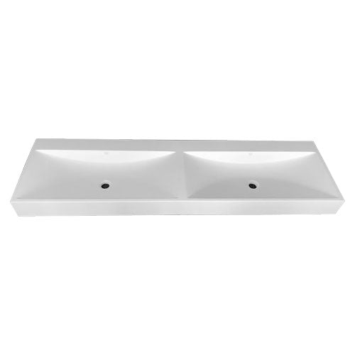 Crystallite Double Contour Wall-Hung Basin