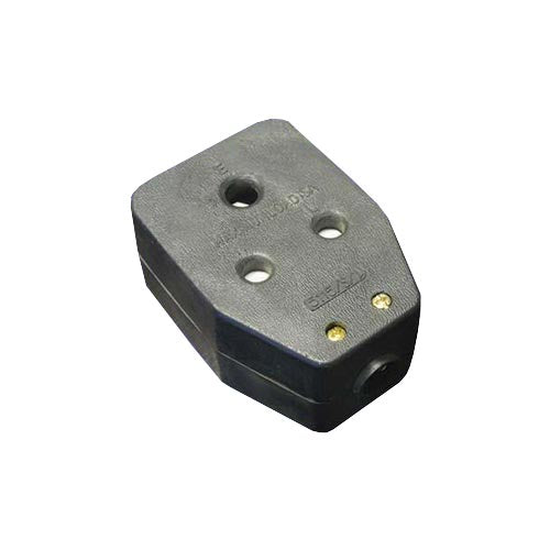 PVC Double Coupler Black