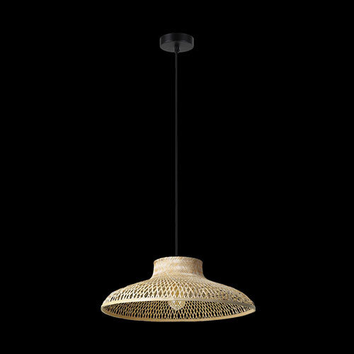 K. Light Rattan Dome Pendant