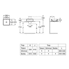 Load image into Gallery viewer, Roca Gap Square Counter Top Vanity Basin
