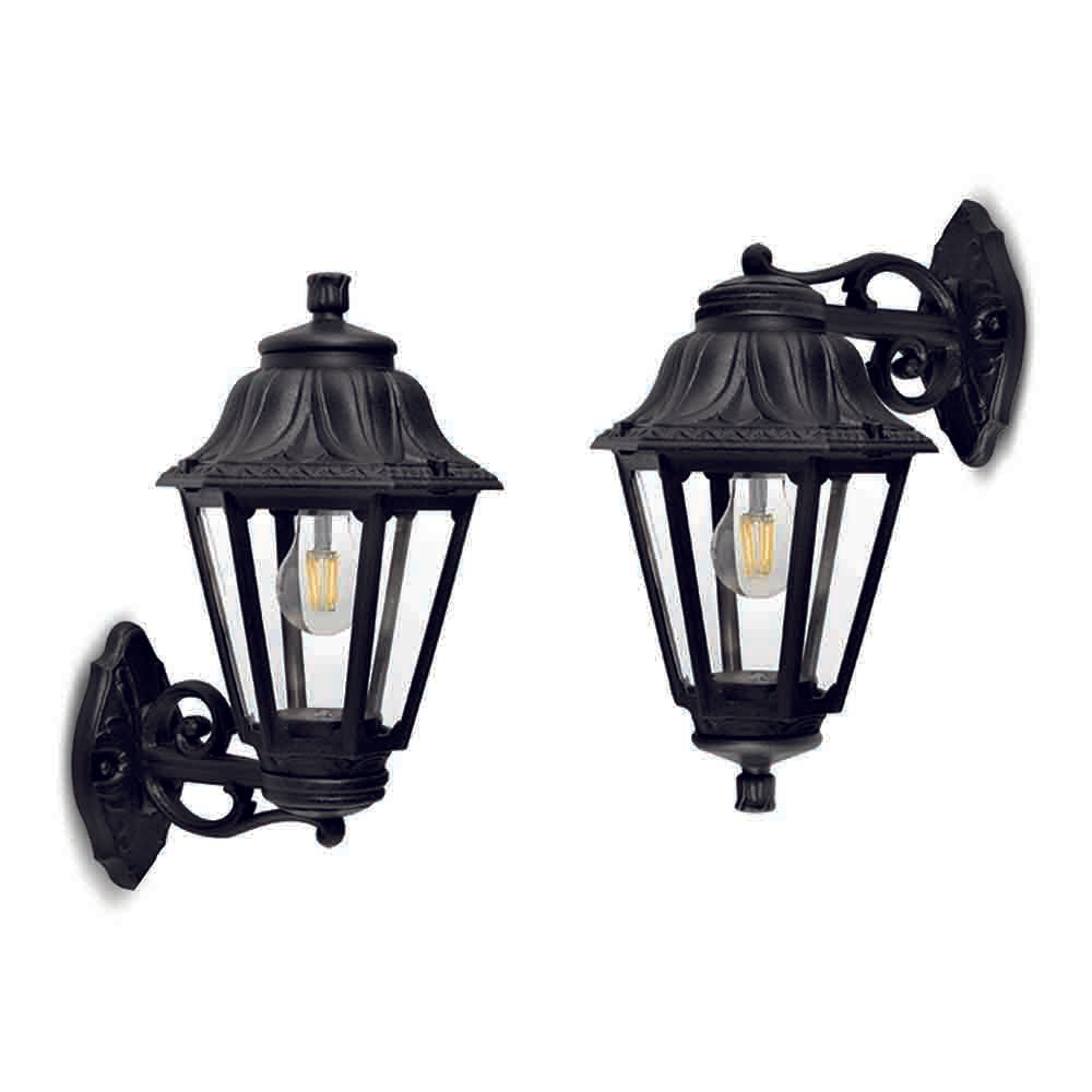 Spazio Anna/Bisso Resin Lantern - Black