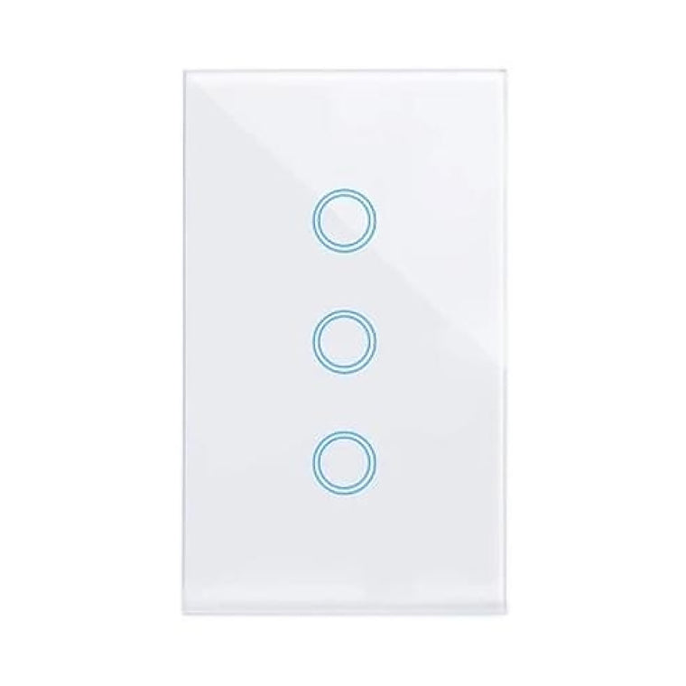 eWeLink WiFi Smart Touch Switch No Neutral 3 Gang - White