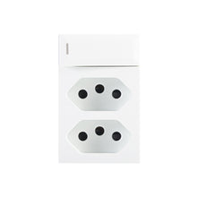 Load image into Gallery viewer, Bright Star Modular Switch with 2x Slimline Modules 16A
