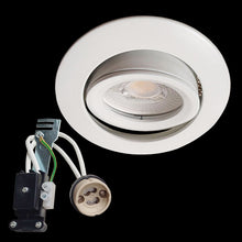 Load image into Gallery viewer, K. Light Bevelled Tilt Recessed Downlight GU10 83mm
