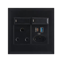Load image into Gallery viewer, Bright Star Modular USB Combo Socket 4x4
