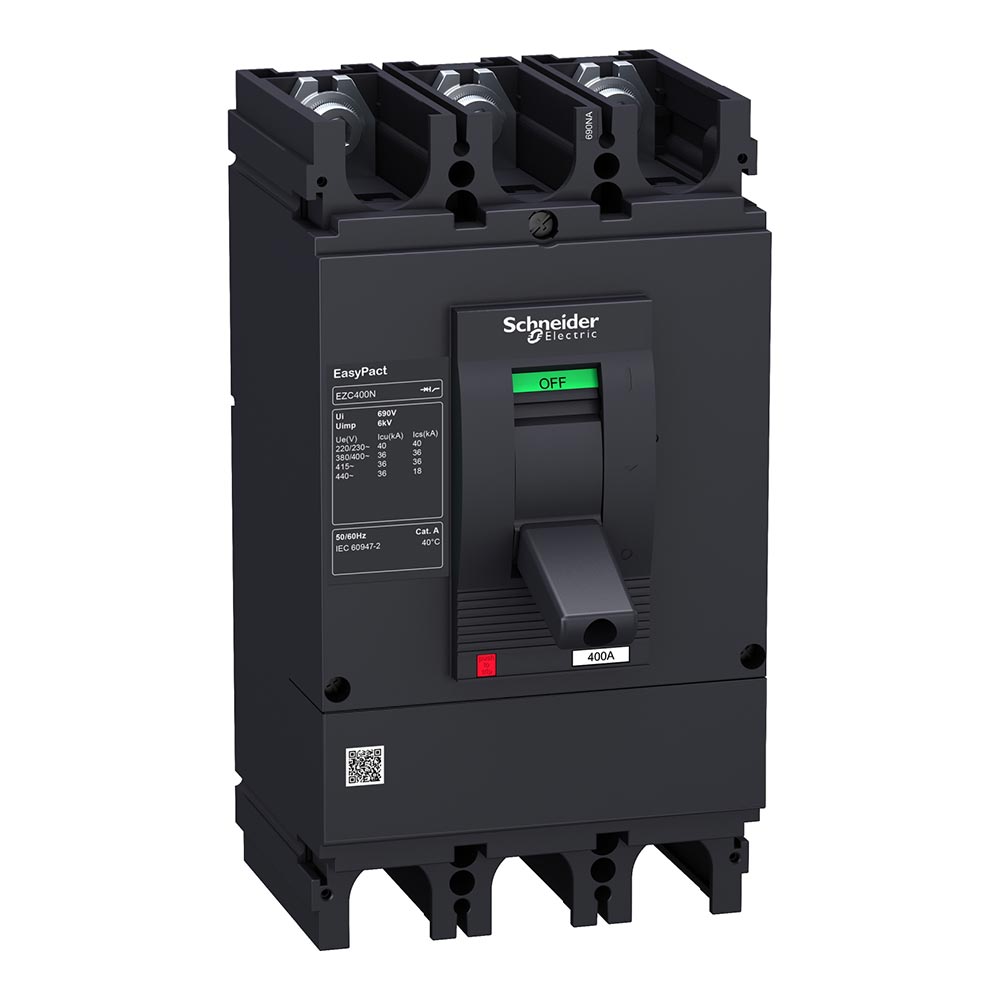 Schneider EasyPact EZC400N 3 Pole Circuit Breaker