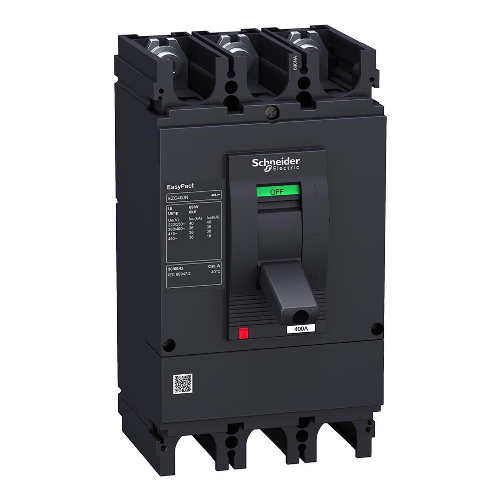 Schneider EasyPact EZC400N 4 Pole Circuit Breaker